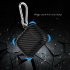 Carbon Fiber ShockProof for Apple AirPods Soft Protective Case Keychain Buckle coffee