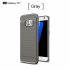 Carbon Fibre Phone Protective Back Cover  TPU Full Coverage Shockproof Anti fall Slim Shell Case for Samsung S7