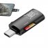 Card Reader USB C To USB3 0 SD Card Reader OTG Adapter USB Flash Disk Card Adapter For Smart Phone Laptop Tablet black
