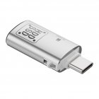 Card Reader USB C To USB3.0/SD Card Reader OTG Adapter USB Flash Disk Card Adapter For Smart Phone Laptop Tablet silver