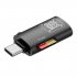 Card Reader USB C To USB3 0 SD Card Reader OTG Adapter USB Flash Disk Card Adapter For Smart Phone Laptop Tablet black