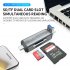 Card Reader Usb 3 0 Type c Multi functional Smart Memory Cardreader Supports Sd td u Disk For Pc Laptop Accessories gray