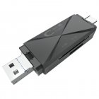 Card Reader Usb3.0 Type-c Smart Memory Cardreader Compatible For Mac/computer Accessories black