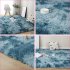Carpet Tie Dyeing Plush Soft Floor Mat for Living Room Bedroom Anti slip Rug Navy blue 40x60cm