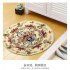 Carpets Living Room Hall  Printed Round Non Slip Floor Mat Computer Swivel Chair Cushion Decorative Retro round 80   80cm