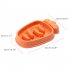 Carrot Shape Pet Slow Food Bowl Anti choking Large Capacity Puppy Feeding Tool Pet Supplies cyan