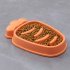 Carrot Shape Pet Slow Food Bowl Anti choking Large Capacity Puppy Feeding Tool Pet Supplies orange