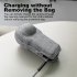 Carrying Case Compatible For One Rs One Inch Panoramic Action Camera Protective Storage Bag Accessories gray