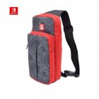 Carrying Storage Case Console Storage Canvas Shoulder Bag For Nintendo Switch / Lite red