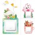 Cartoon 3D Noctilucence Self adhesion Wall Switch Sticker for Home Decoration K015 rose flower
