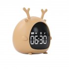 Cartoon Alarm  Clock Charging Countdown Led Electronic Bedside Digital Wake Up Jumping deer
