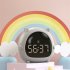 Cartoon Alarm  Clock Charging Countdown Led Electronic Bedside Digital Wake Up Pippi Fox