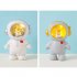 Cartoon Astronaut Piggy Bank Night Light Fairy Lights Bedside Lamp For Children Bedroom Decoration White