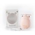 Cartoon Bear Beauty Makeup Mirror Lamp Fan Handheld Portable USB Rechargeable Small Fan Bear green 10 5   3 5   8cm