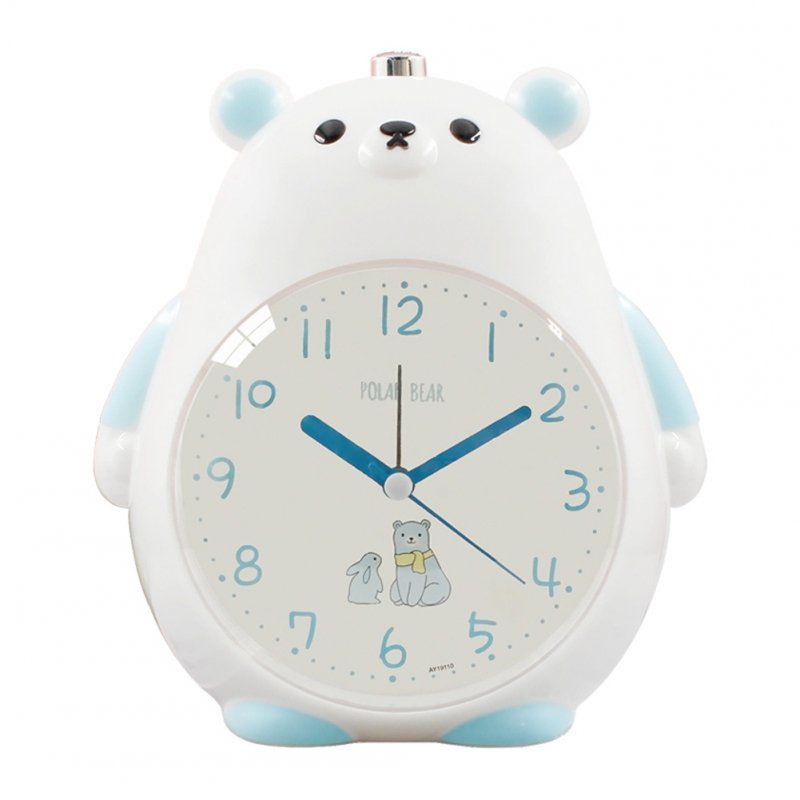 Kids Alarm Clock Silent Snooze Clock with Night Light for Children Birthday Gift