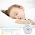 Cartoon Bear Kids Alarm Clock With Night Light Silent Snooze Clock For Children Bedroom Bedside Birthday Gifts white blue