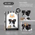 Cartoon Building Blocks Micro particle Cute Dog Series Doll Building Bricks For Kids Gifts Fans Collection 2pcs