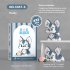 Cartoon Building Blocks Micro particle Cute Dog Series Doll Building Bricks For Kids Gifts Fans Collection 2pcs