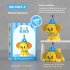 Cartoon Building Blocks Micro particle Cute Dog Series Doll Building Bricks For Kids Gifts Fans Collection 2pcs