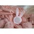 Cartoon Bunny Shape Kids Alarm Clock Sleep Trainer Rechargeable Night Light with Voice Control Magnetic Catche Pink
