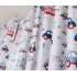 Cartoon Cars Printing Shading Window Curtain for Kids Bay Window Nursery Baby Room Photo Color W100 H250cm cloth punching