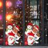Cartoon Christmas Wall Sticker for Window Showcase Home Decor Decal 60 90cm