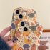Cartoon Cute Animals Smart Phone Case Shockproof Protective Cover Scratch Resistant Protective Skin Compatible For IPhone 15 14 Pro Max 13 12 KD Liquid Circus A