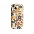 Cartoon Cute Animals Smart Phone Case Shockproof Protective Cover Scratch-Resistant Protective Skin