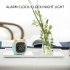 Cartoon Digital Clock  Timer Off Night Light  USB Rechargeable 1200mAh Battery Operated Cute Alarm Clock  12 24 Hour Switch  Date Temperature Display   No Headw