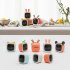 Cartoon Digital Clock  Timer Off Night Light  USB Rechargeable 1200mAh Battery Operated Cute Alarm Clock  12 24 Hour Switch  Date Temperature Display   No Headw