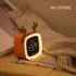 Cartoon Digital Clock  Timer Off Night Light  USB Rechargeable 1200mAh Battery Operated Cute Alarm Clock  12 24 Hour Switch  Date Temperature Display   No Headw