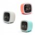 Cartoon Digital Clock  Timer Off Night Light  USB Rechargeable 1200mAh Battery Operated Cute Alarm Clock  12 24 Hour Switch  Date Temperature Display   No Headw