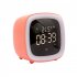 Cartoon Digital Clock  Timer Off Night Light  USB Rechargeable 1200mAh Battery Operated Cute Alarm Clock  12 24 Hour Switch  Date Temperature Display   No Headw