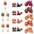 Cartoon Dragon Plush Doll Chinese Dragon Plush Toys Soft Stuffed Anime Animal Plushies For New Years Gifts Home Decor A red 12cm