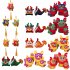 Cartoon Dragon Plush Doll Chinese Dragon Plush Toys Soft Stuffed Anime Animal Plushies For New Years Gifts Home Decor A green 12cm