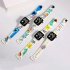 Cartoon Earth Electronic Wrist Watch Color Printing Led Square Dial Watch For Student 12
