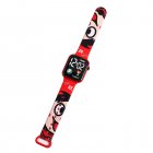 Cartoon Earth Electronic Wrist Watch Color Printing Led Square Dial Watch For Student 14