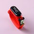Cartoon Electronic Watch For Men Women Cartoon Doll Touch Screen Wrist Watch For Student A Sapphire Blue