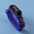 Cartoon Electronic Watch For Men Women Cartoon Doll Touch Screen Wrist Watch For Student G Green