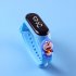 Cartoon Electronic Watch For Men Women Cartoon Doll Touch Screen Wrist Watch For Student G Green