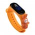 Cartoon  Electronic  Watch Life Waterproof Student Touch Screen Digital Led Watch  mi 4 Movement  Orange bunny
