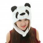 Cartoon Kids Children Plush Animal Hat Costume Cap Cute Soft Toy Headgear panda