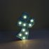 Cartoon LED 3D Night Light  Angel Shape Warm White Table Lamp  Indoor Decorative Nightlight for Kids Room Christmas Party Decor Blue