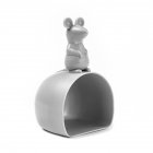 Cartoon Mouse Shaped Rice Scoop Grain Measuring  Cup Kitchen Accessories Light grey