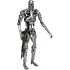 Cartoon Movie Figure Doll for The Terminator T800 T1000 Mechanical Endoskeleton Model Toy Bookshelf Decoration
