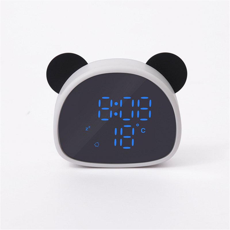 Cartoon Panda Shape Alarm  Clock Multi-function Voice Control Digital Alarm Clock