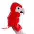 Cartoon Parrot Hand Puppet Cute Bird Animal Toy Storytelling Prop Red 27cm