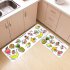 Cartoon Pattern Nonslip Plush Floor Mat for Bedroom Bathroom Kitchen fox 40x60cm