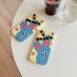 Cartoon Polka Dot Rabbit Phone Case Precise Hole Position Shockproof Protective Cover Compatible For iPhone 15 14 Pro Max 13 12 liquid sticker polkadot rabbit 1