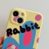 Cartoon Polka Dot Rabbit Phone Case Precise Hole Position Shockproof Protective Cover Compatible For iPhone 15 14 Pro Max 13 12 liquid sticker polkadot rabbit 1